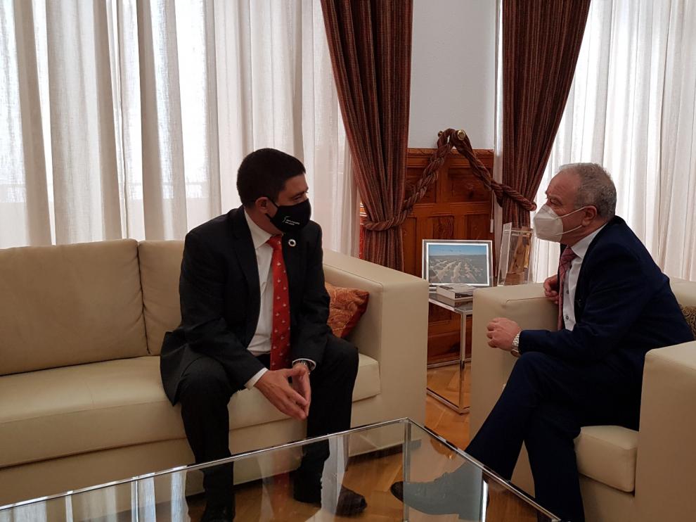 Reunión de los presidentes de Jaén y Huesca.
