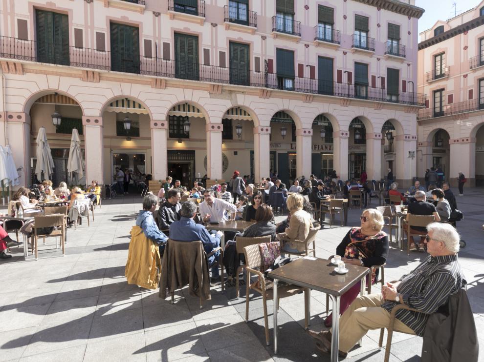 Mucho ambiente en los bares de copas y las terrazas.