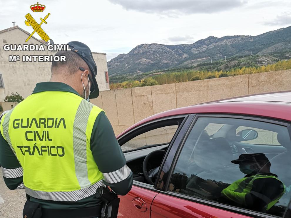 Una imagen de la operación llevada a cabo por la Guardia Civil de Teruel.