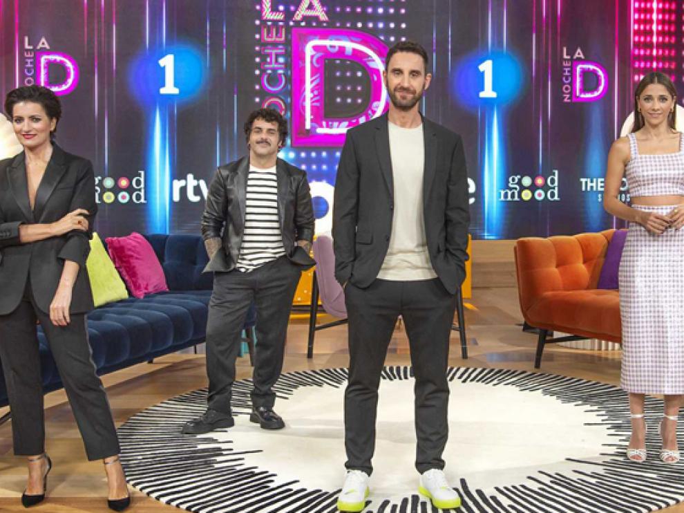 Silvia Abril, David Perdomo, Dani Rovira y Mariam Hernández, en el programa.