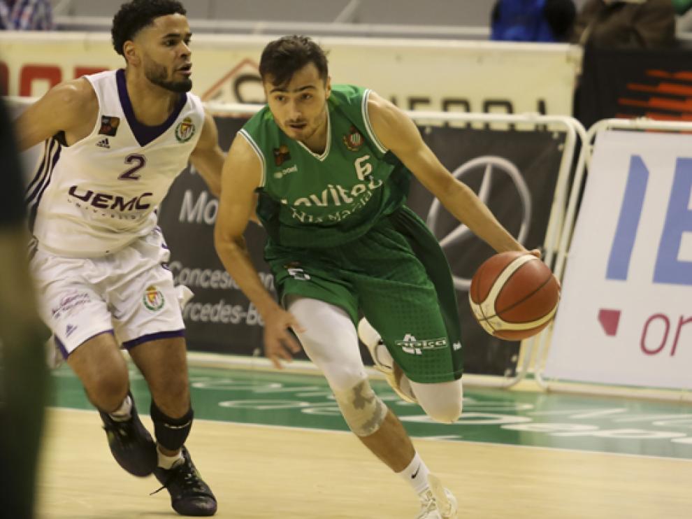 Ferreiro, con Wintering durante el partido del domingo en el Palacio.