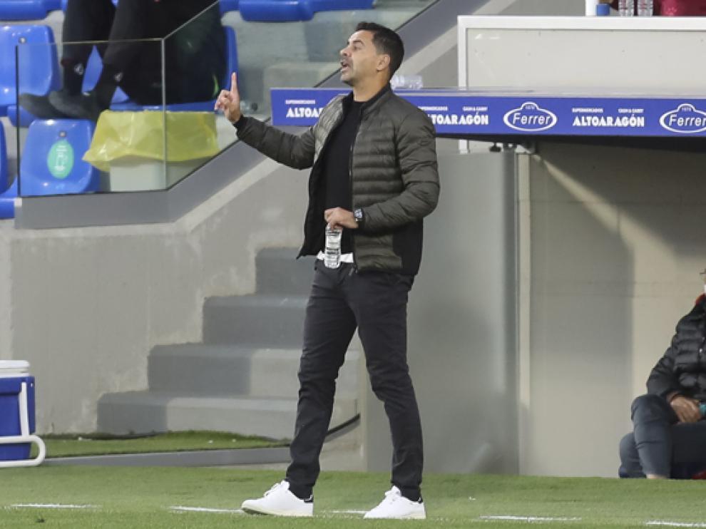 Míchel Sánchez había sido el último técnico destituido en el Huesca hasta el pasado lunes.