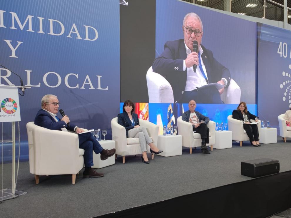 Miguel Gracia durante su intervención.