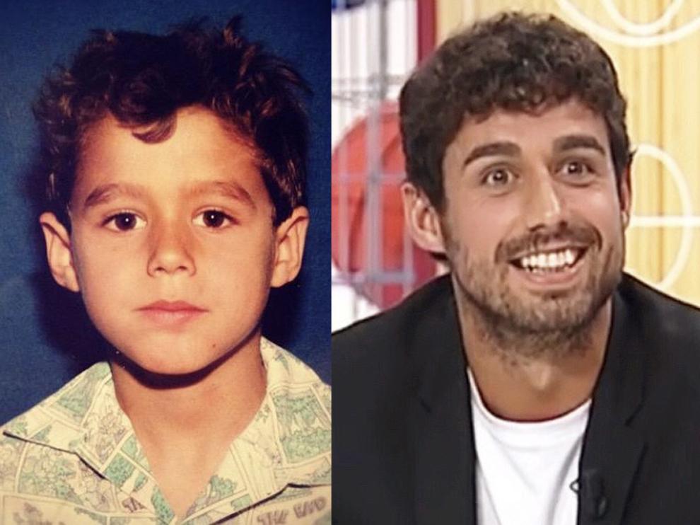 Luis Costa de niño y ahora.