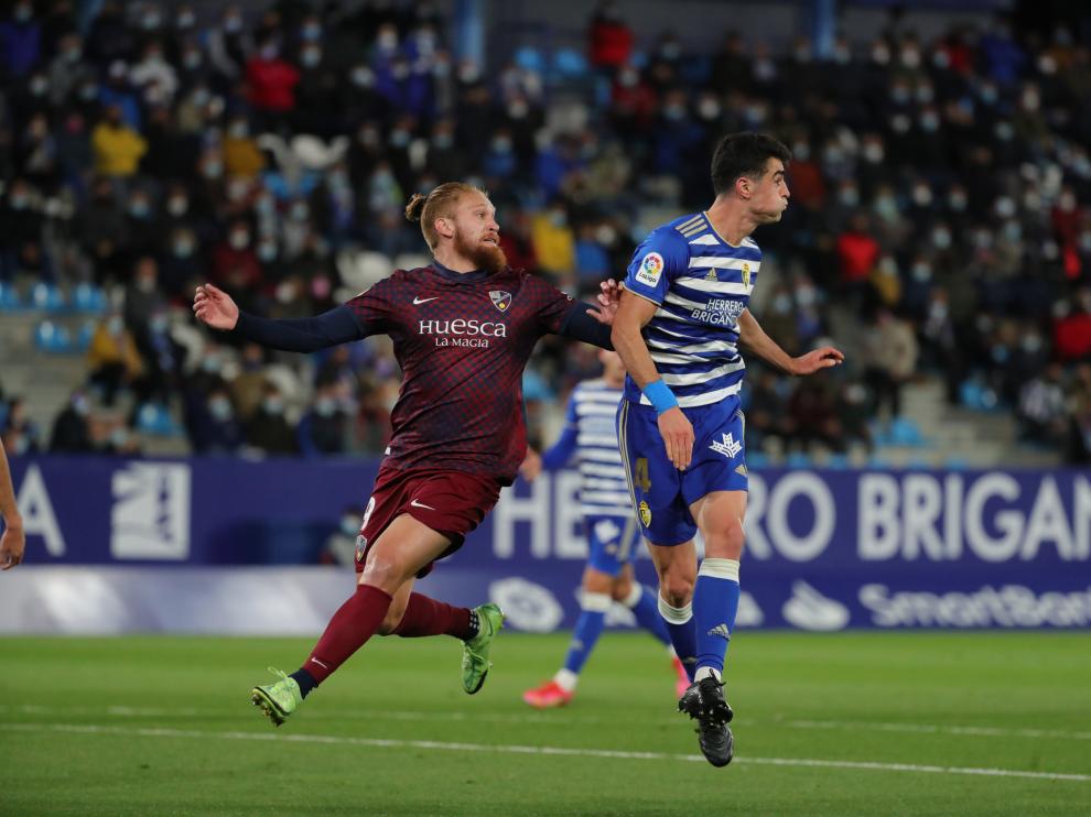 El Huesca ha disputado en Ponferrada el segundo partido de Xisco al frente de la plantilla azulgrana.