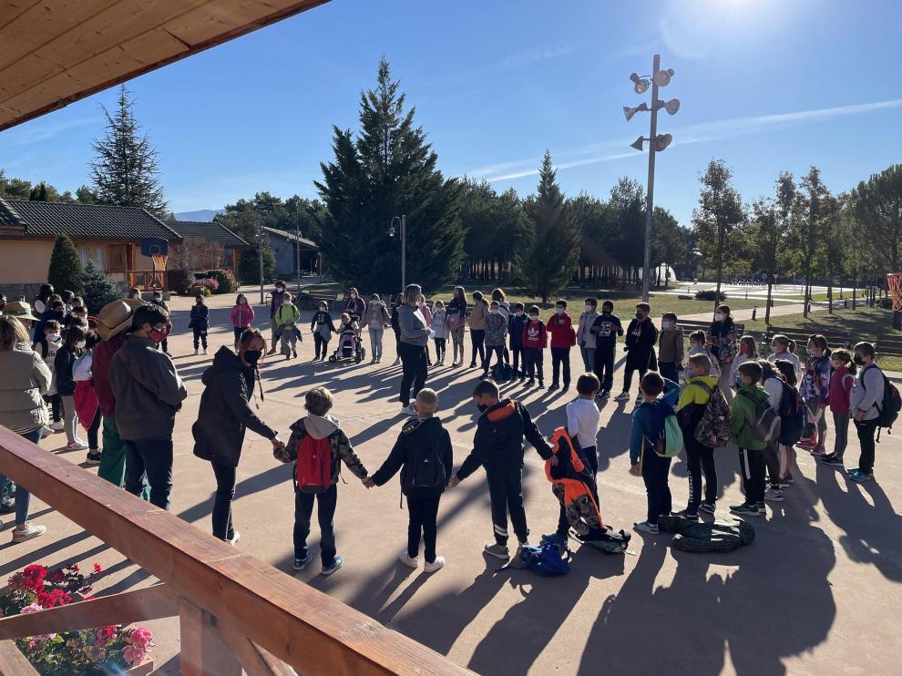 Todo el alumnado, profesorado y familias del colegio de Tardienta ha participado en esta experiencia piloto.