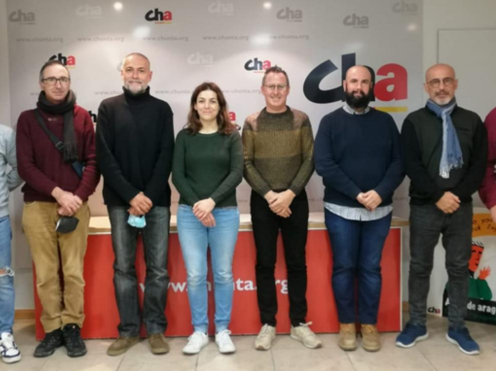 Ceresuela con parte de los presidentes de los Ligallos de Redolada del Alto Aragón.