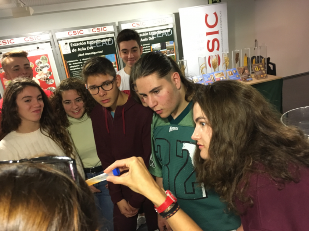 Imagen de una edición anterior de la 'Semana de la Ciencia y la Tecnología' en Aragón