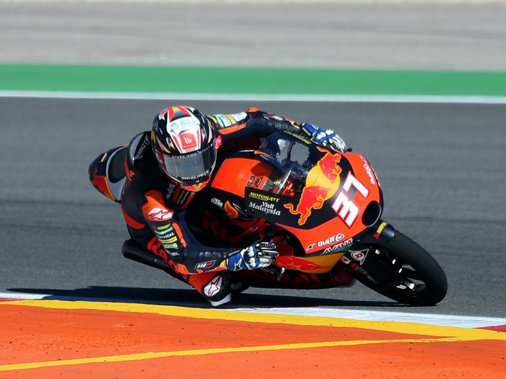 Pedro Acosta, campeón del mundo de Moto3 al vencer el Gran Premio del Algarve PORTUGAL MOTORCYCLING GRAND PRIX