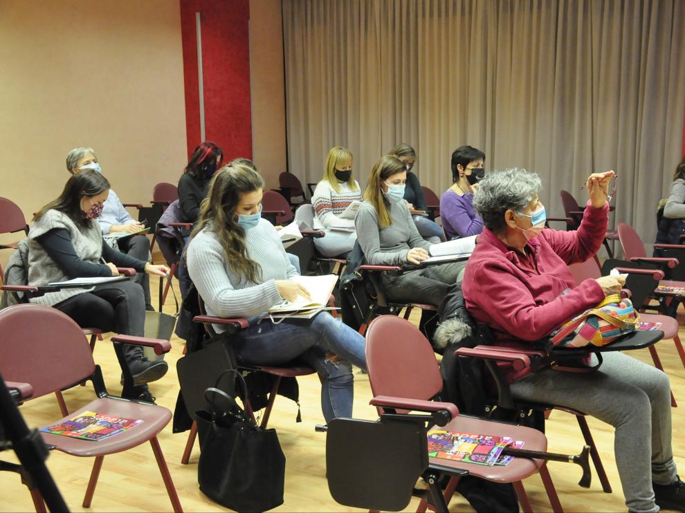 Asistentes a las jornadas celebradas en la sala Europa del Palacio de Congresos de Jaca.