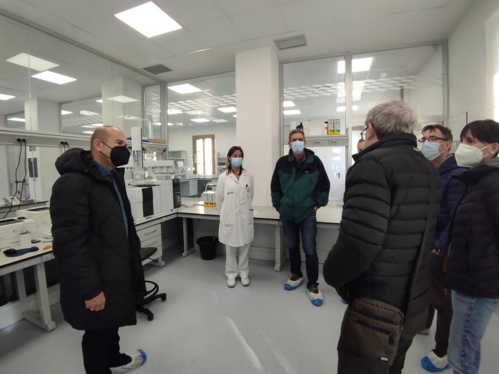 Carlos Gamarra ha visitado las instalaciones de Pirenarium en Sabiñánigo.