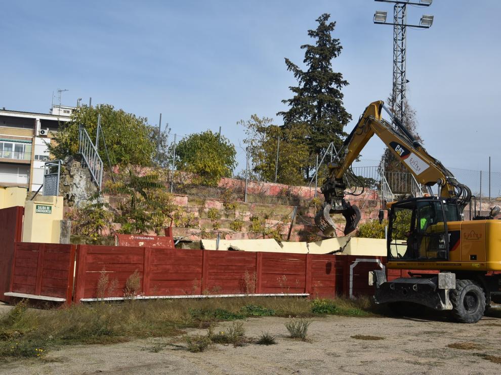 Las máquinas trabajan ya en la zona afectada.