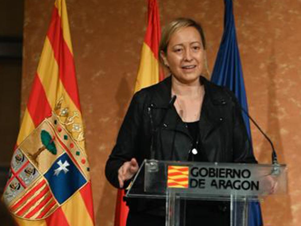Marta Gastón ha inaugurado la jornada organizada por el Instituto Nacional de Seguridad y Salud en el Trabajo, en colaboración con el Gobierno de Aragón.