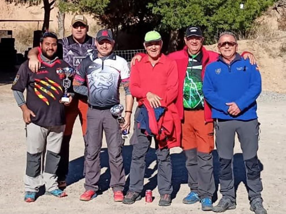 Representación oscense en las instalaciones del CT Lleida el pasado fin de semana.