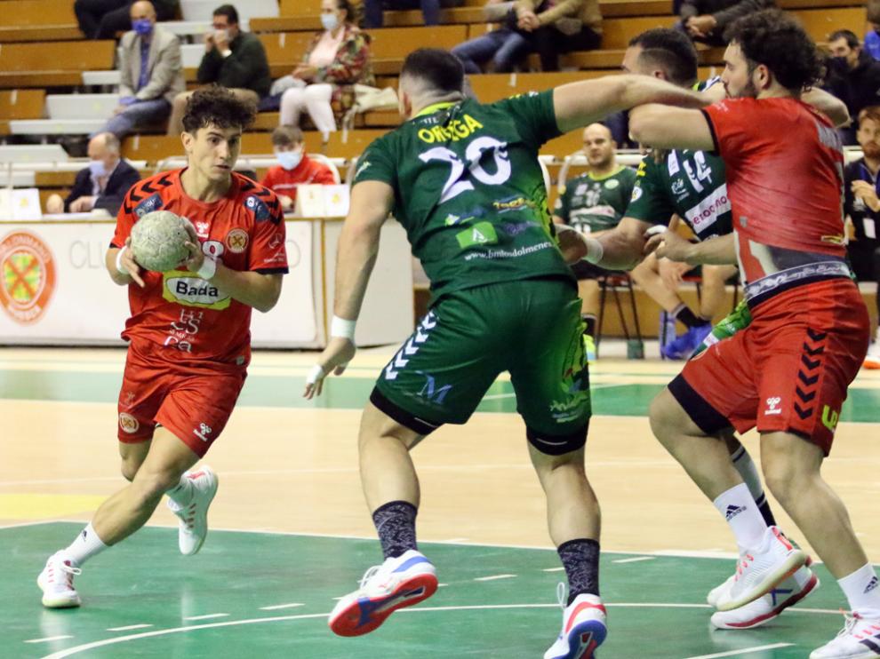 Sergio Pérez y Montoya, en el último partido contra el Antequera.