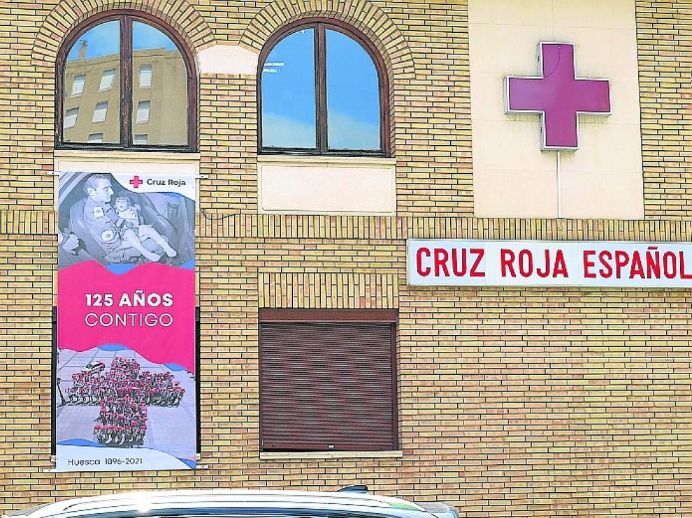 La sede de Cruz Roja también recuerda su aniversario.