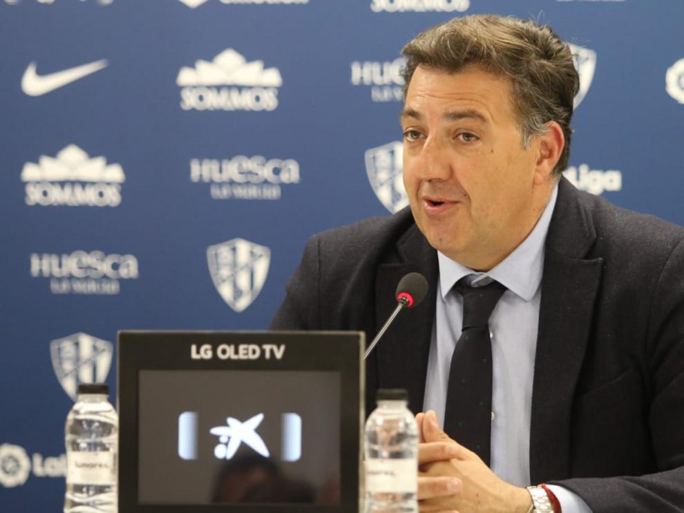 Manolo Torres, este jueves, en rueda de prensa.