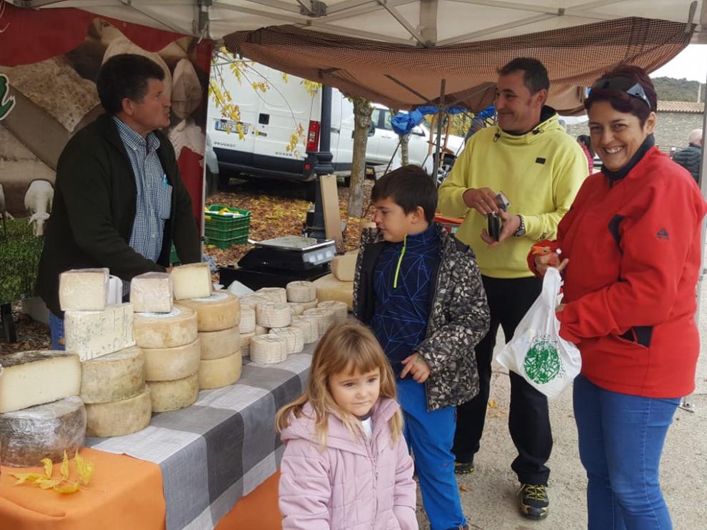 Feria de San Martín celebrada en Lascuarre en 2018.