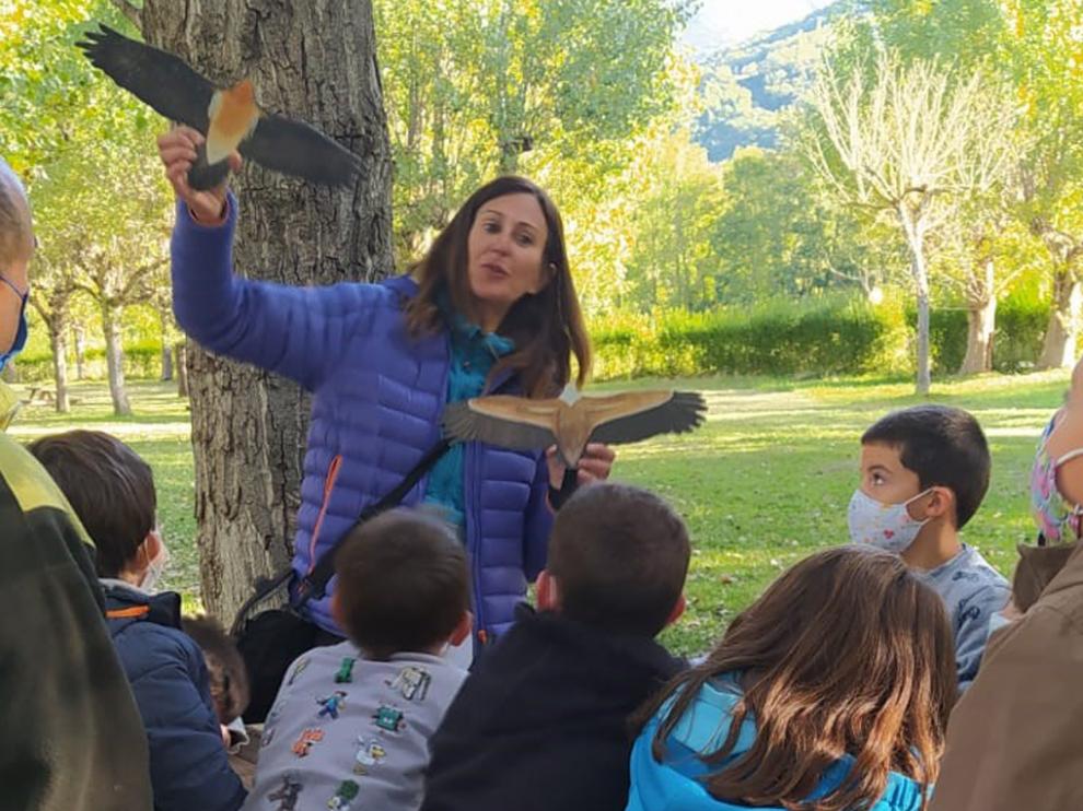 Salida ornitológica organizada durante la ‘Aragón climate week 2021’.