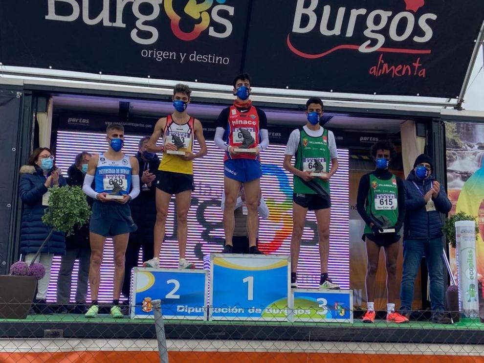 Pol Oriach, en lo más alto del Cross de Atapuerca en categoría Sub-20