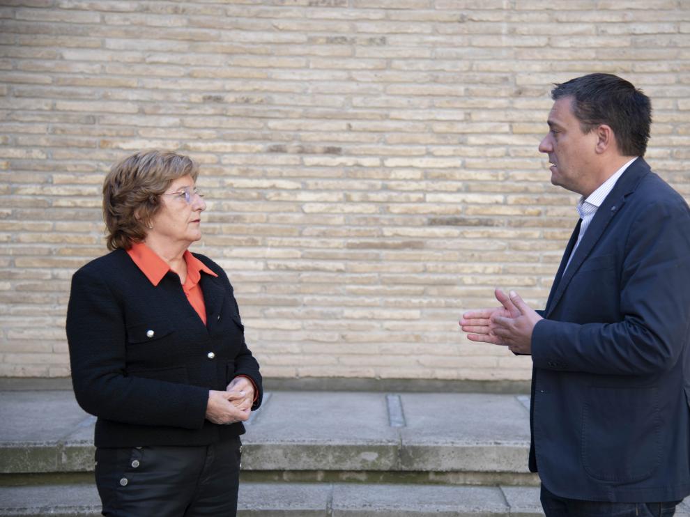 María Victoria Broto y Fernando Sabés.