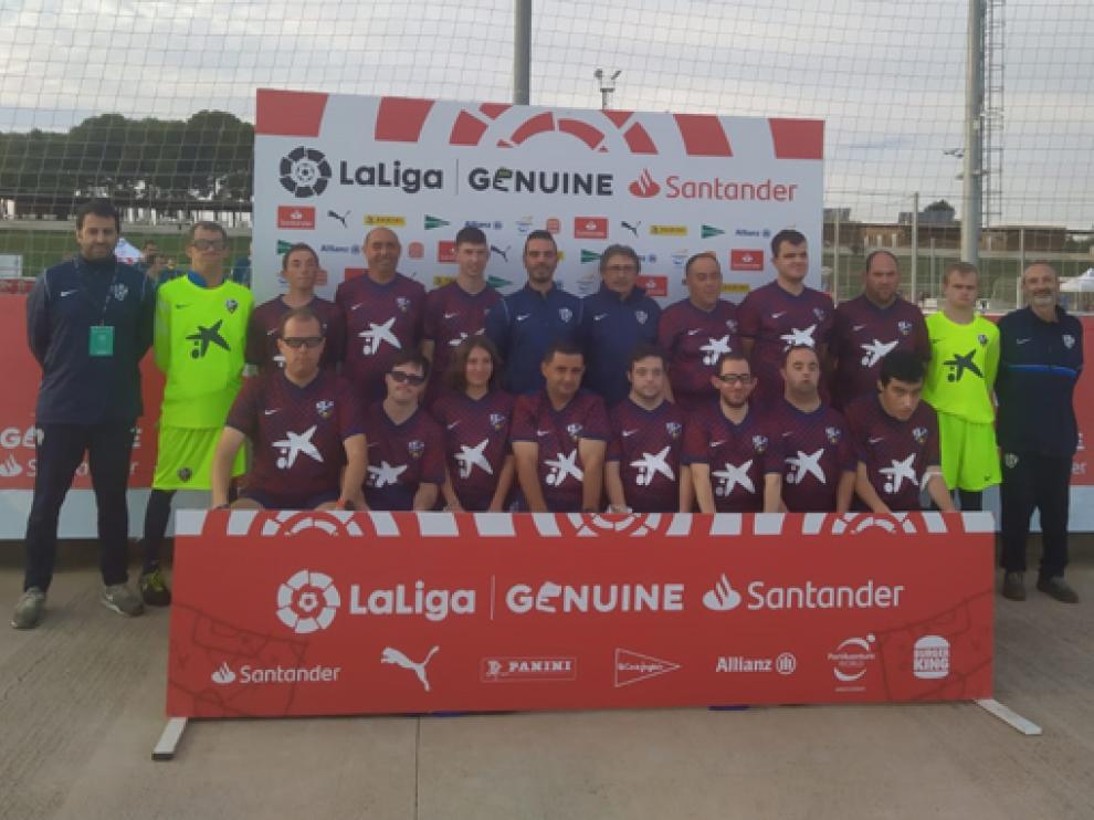 El equipo Genuine del Huesca estuvo el pasado fin de semana en Tarragona.