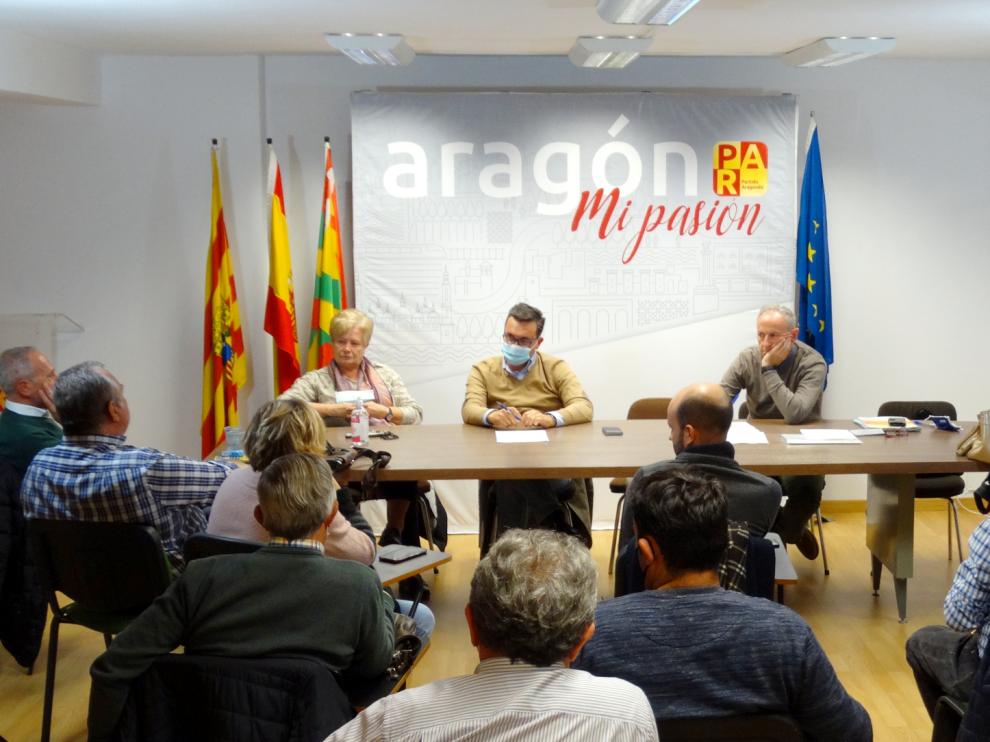 Un momento de la reunión ejecutiva del partido.