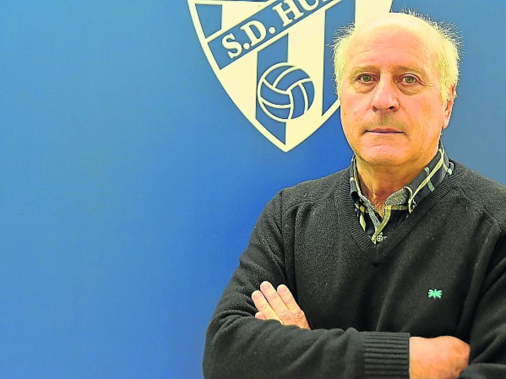 Pedro Ibaibarriaga, consejero del Huesca y veterano ex jugador azulgrana.