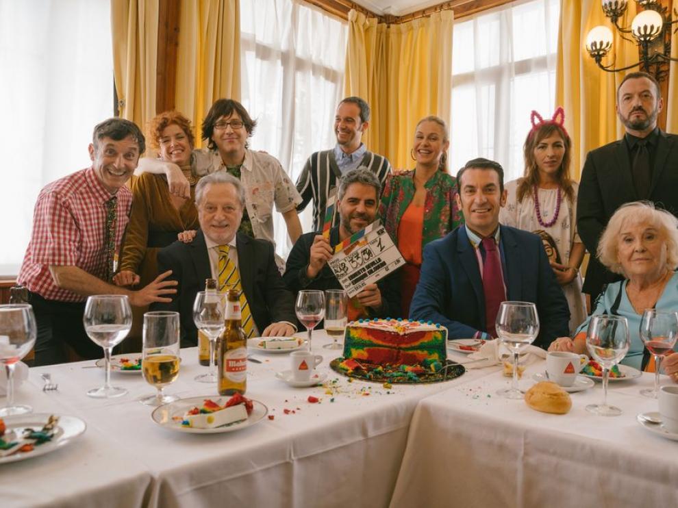 El reparto principal de la película ‘Cámera Café’, que ahora salta a las pantallas de cine