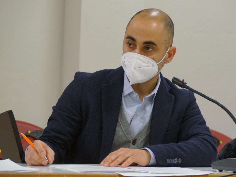 El portavoz de Cs en Somontano Luis Domínguez.