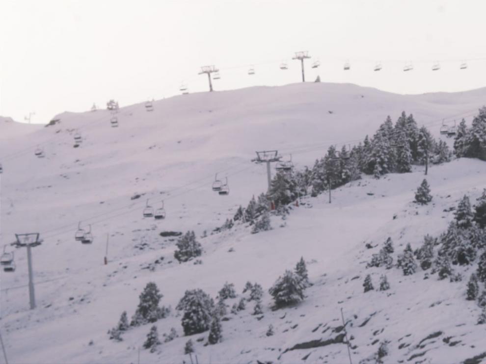 Nieve en Candanchú