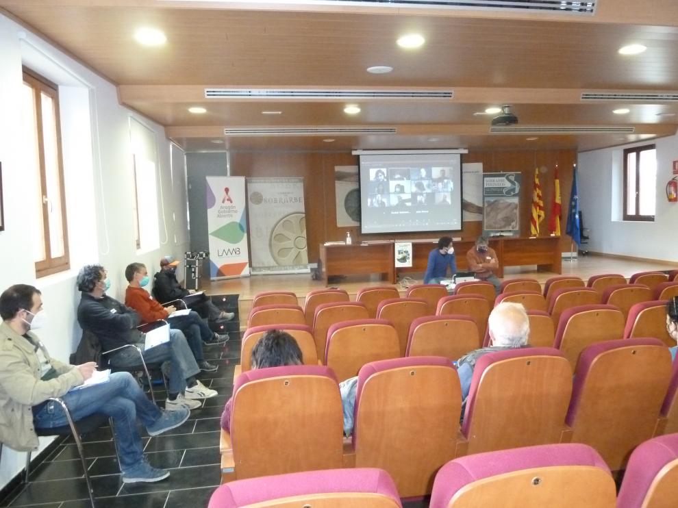 Uno de los talleres de participación ciudadana promovidos por la Comarca de Sobrarbe.