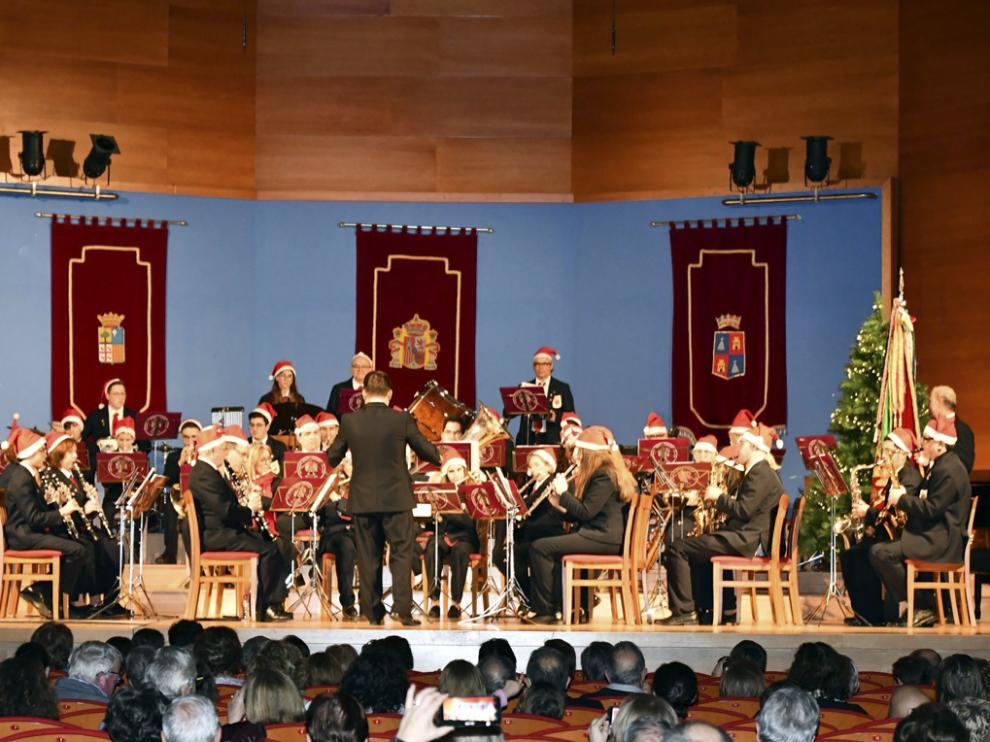 Concierto de Navidad en Monzón, en el año 2019.
