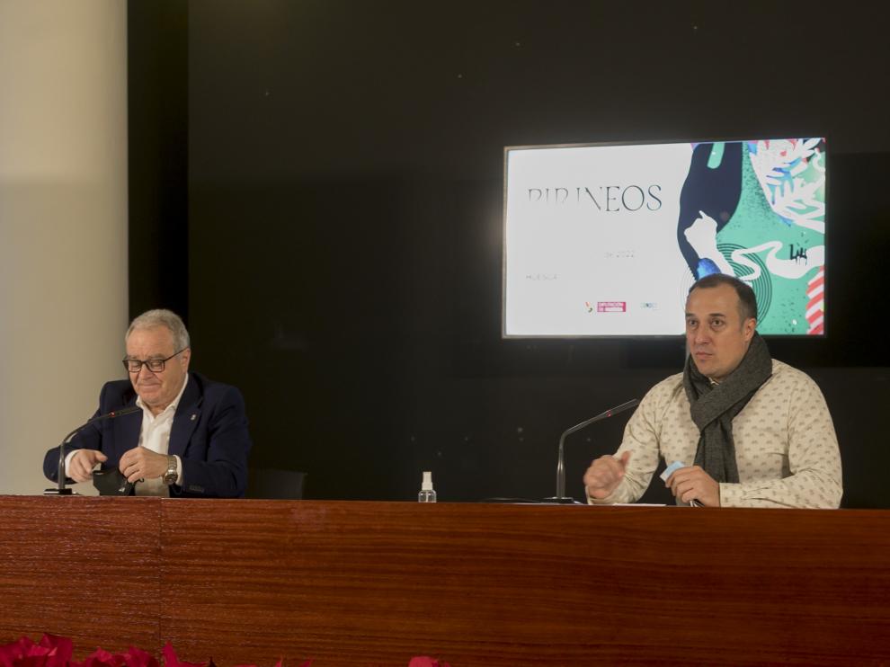 Miguel Gracia y Germán Quimasó presentaron la nueva edición de Pirineos Sur.