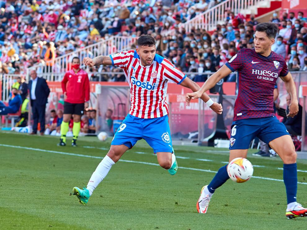 Imagen del Girona-Huesca de liga disputado esta temporada.
