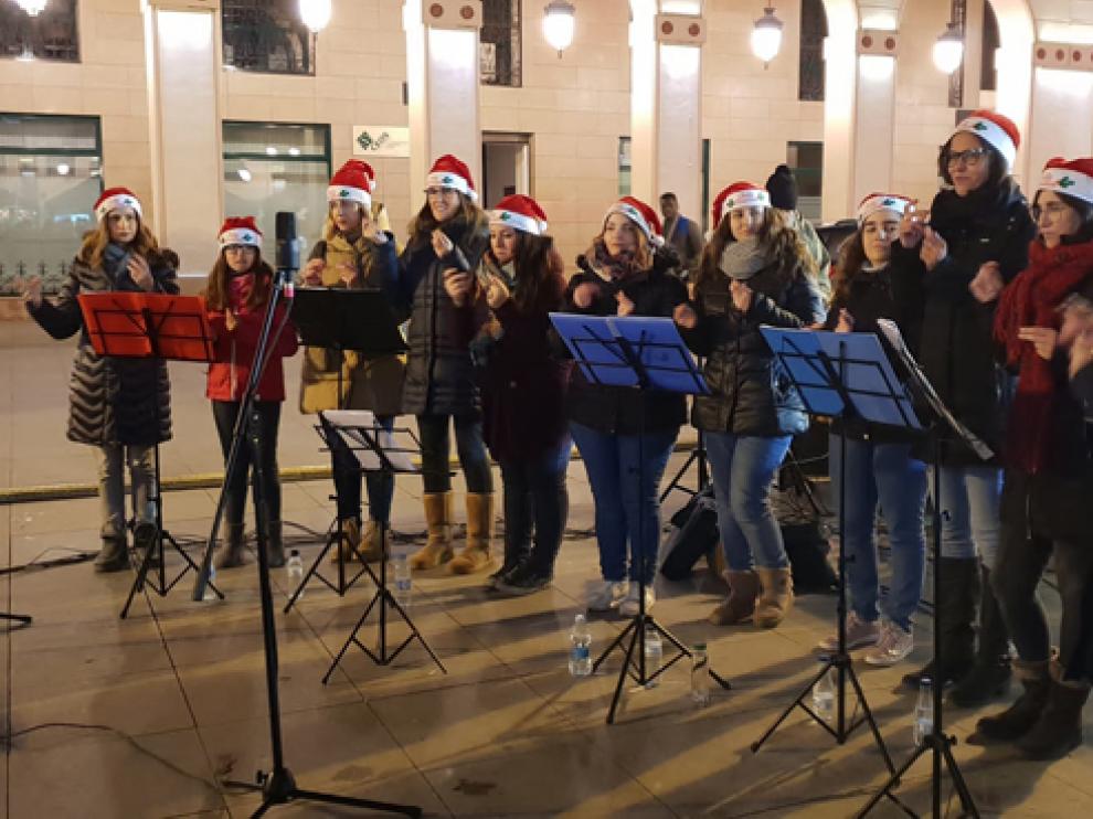 El Coro Mumo, en una de sus actuaciones navideñas.