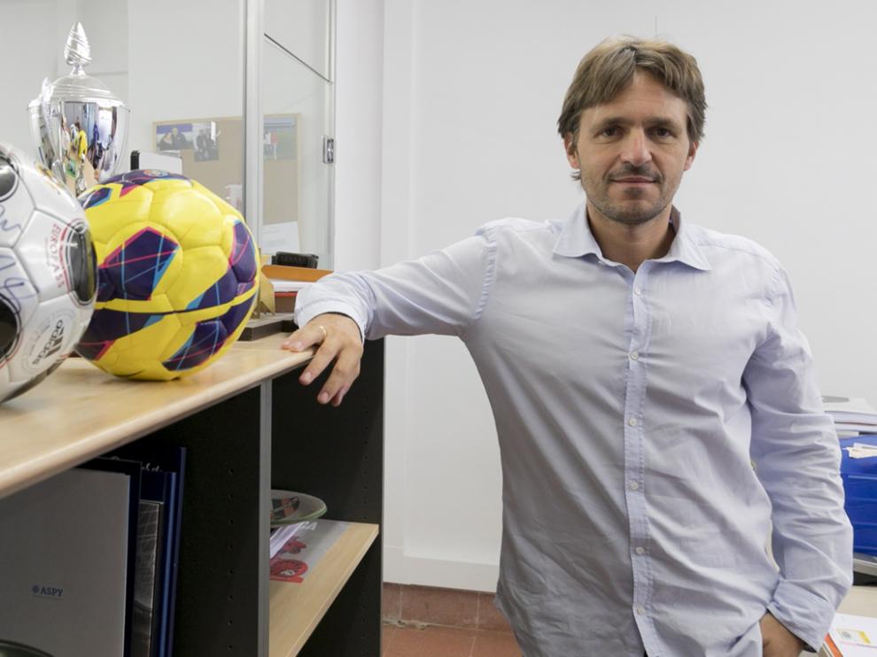 Josete Ortas, director general de la Sociedad Deportiva Huesca.
