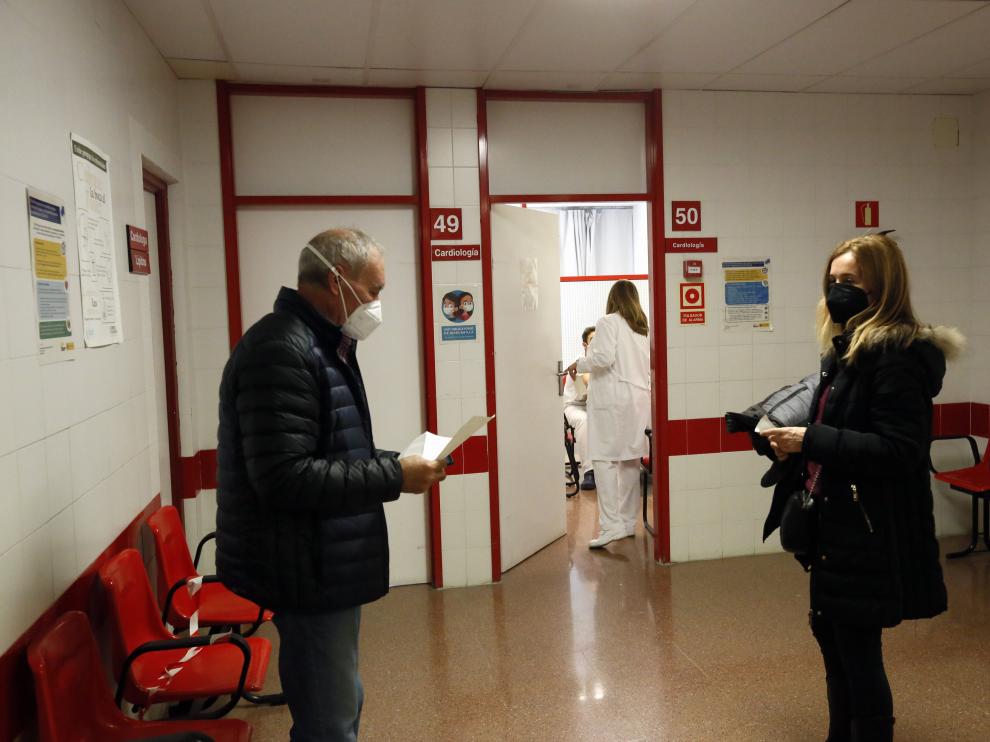 Pacientes en consultas externas del San Jorge.