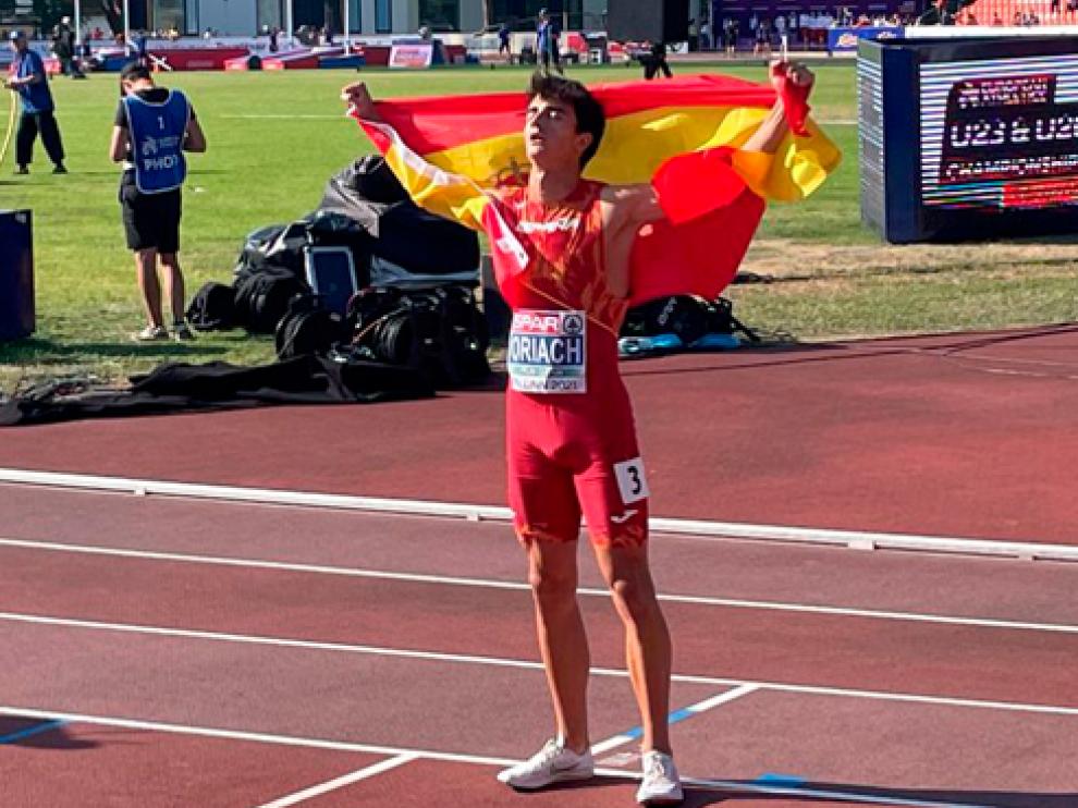 Pol Oriach, campeón de Europa en Tallin.