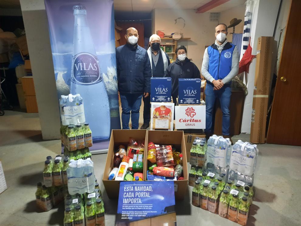 Imagen de algunos de los productos donados