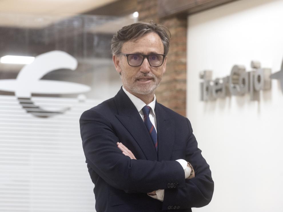 José María Coiduras, nuevo director provincial de Ibercaja Huesca.