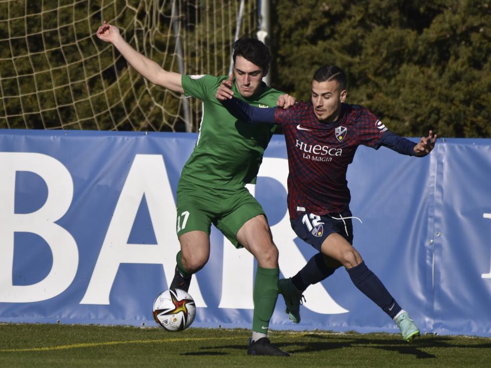 Jordi Cano ha debutado con gol en el Huesca B.