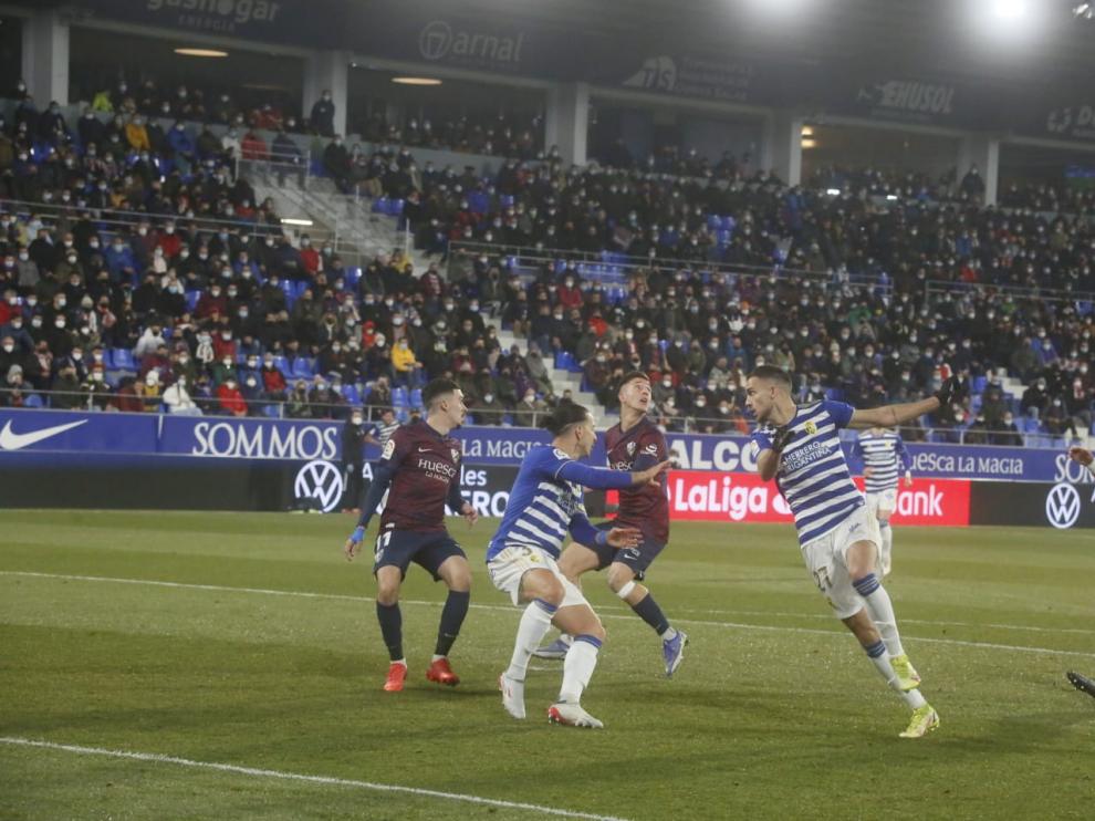 El Huesca no ha logrado repetir una nueva victoria en El Alcoraz.