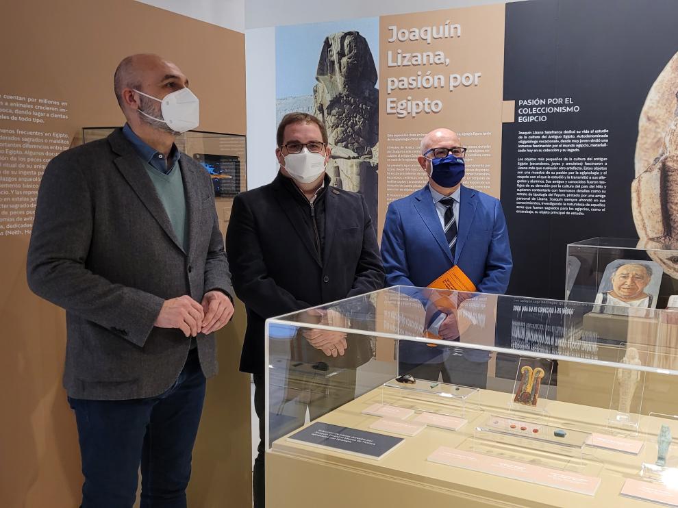 Inauguración de la exposición 'Joaquín Lizana, pasión por Egipto'.