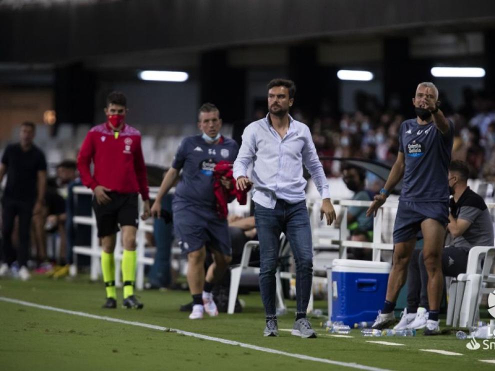 Rubén Albés, durante un partido de esta temporada.