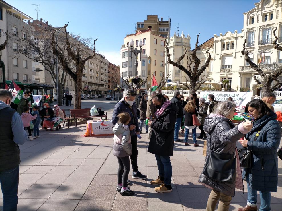 Acto de Alouda para conmemorar el 46º aniversario de la proclamación de la República Árabe Saharaui Democrática.