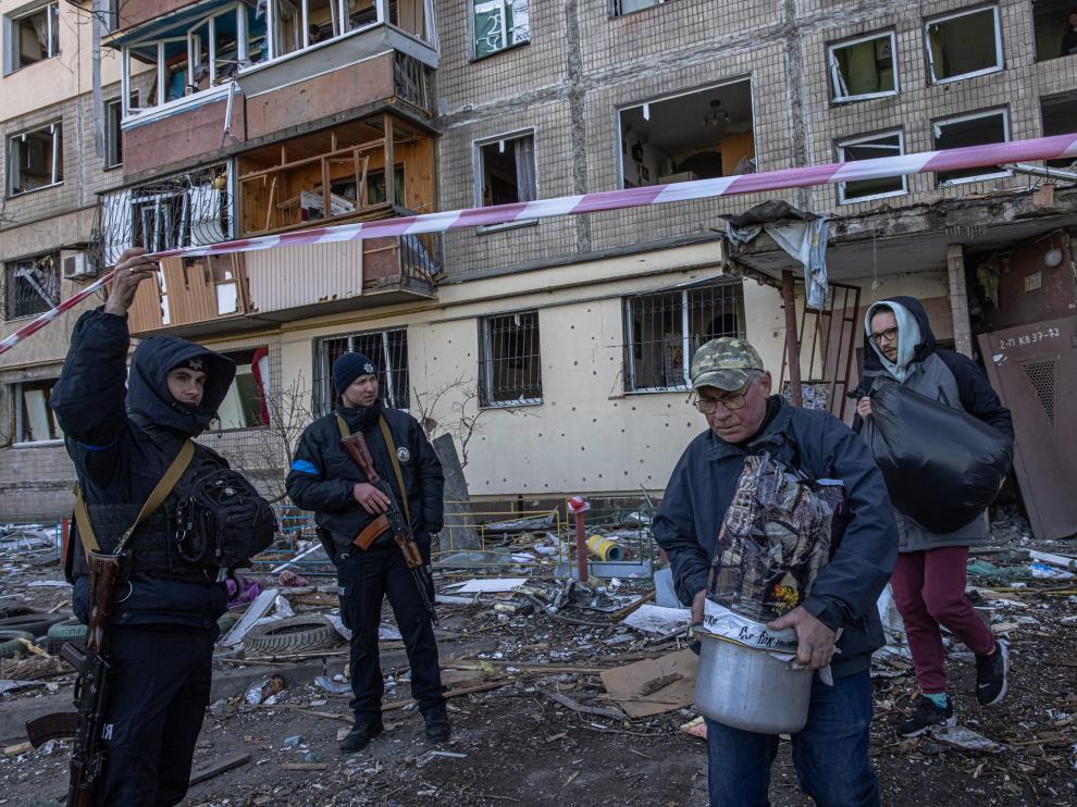Los ataques rusos en Ucrania siguen causando destrozos a diario.