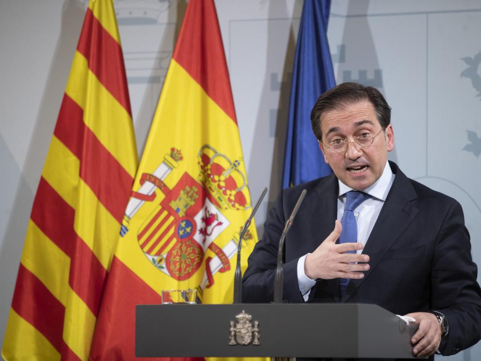 José Manuel Albares ministro de Asuntos Exteriores de España.