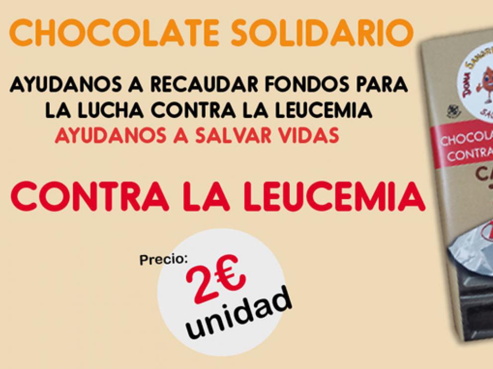 Campaña publicitaria del 'Chocolate solidario contra la leucemia'