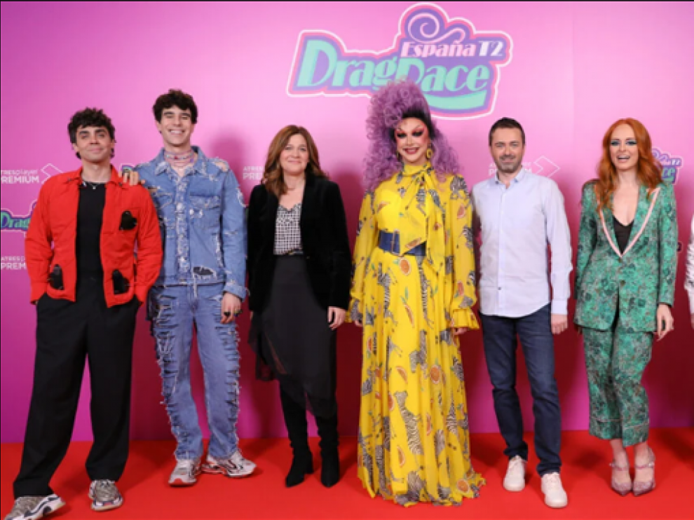 El equipo de ‘Drag Race España’, en la rueda de prensa.